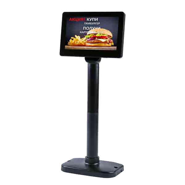 Дисплей покупателя АТОЛ PD-7000 (Черный, USB)