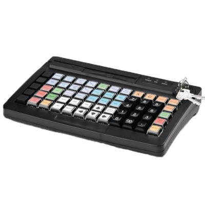 Программируемая клавиатура АТОЛ KB-60-KU (rev.2) (USB/PS/2, MSR, Черный, арт. 42290)