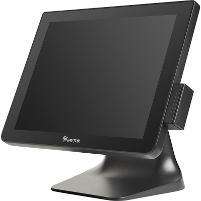 Сенсорный терминал PayTor Dipper-150 (Celeron J6412, DDR4 4GB, SSD 128GB, Ридер, динамик, Wi-Fi, Черный, Windows 10 IoT, арт. DP15-6413-M111-F)