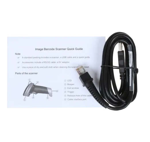 Сканер 2D штрихкода Mindeo MD6600-SR (USB, Серый, арт. MD6600-SR)