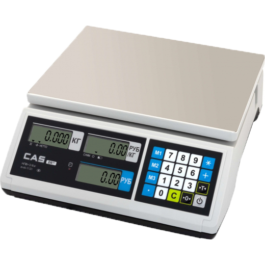 Весы торговые CAS ER JR (15CB, арт. 18340)