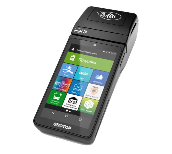 Онлайн-касса ЭВОТОР 5i (Уценка, эквайринг, Черный, арт. ST521-5000П)