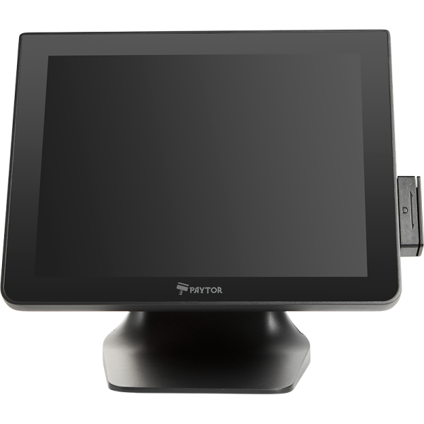 Сенсорный терминал PayTor Dipper-150 (Celeron J6412, DDR4 4GB, SSD 128GB, Ридер, динамик, Wi-Fi, Черный, Windows 10 IoT, арт. DP15-6413-M111-F)