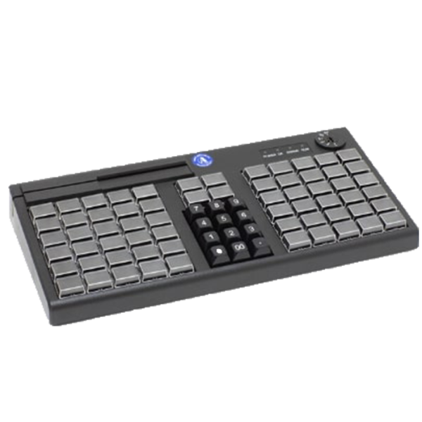 Программируемая клавиатура АТОЛ KB-76-KU (USB/PS/2, MSR, Черный, арт. 42291)