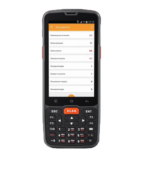 Терминал сбора данных АТОЛ Smart.Slim (базовый, 4", Android 7, MTK MT6580, 1Gb/8Gb, 2D, Wi-Fi, BT, БП, 4000 mАh, арт. 52531)