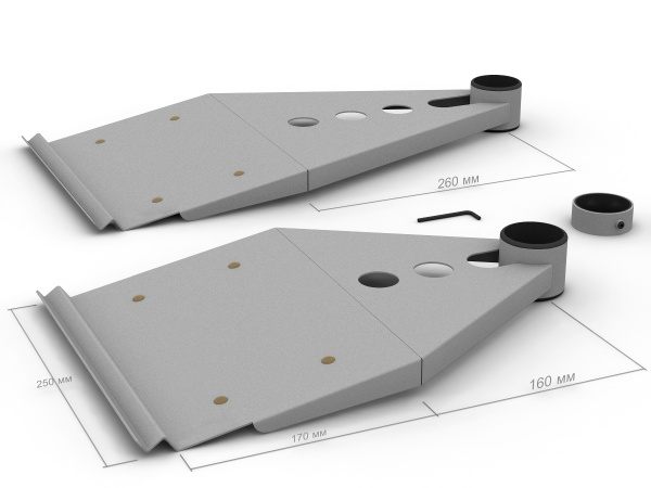 Полка для клавиатуры 160 мм