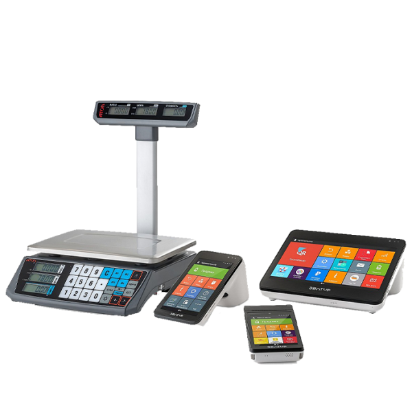 Весы торговые АТОЛ MARTA (Со стойкой, СОМ порт, арт. 45036)