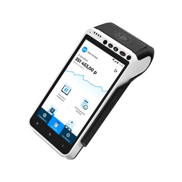 Онлайн-касса aQsi-5Ф (эквайринг, 3G/WiFi/Bluetooth, USB Type C, mini Jack 3.5)